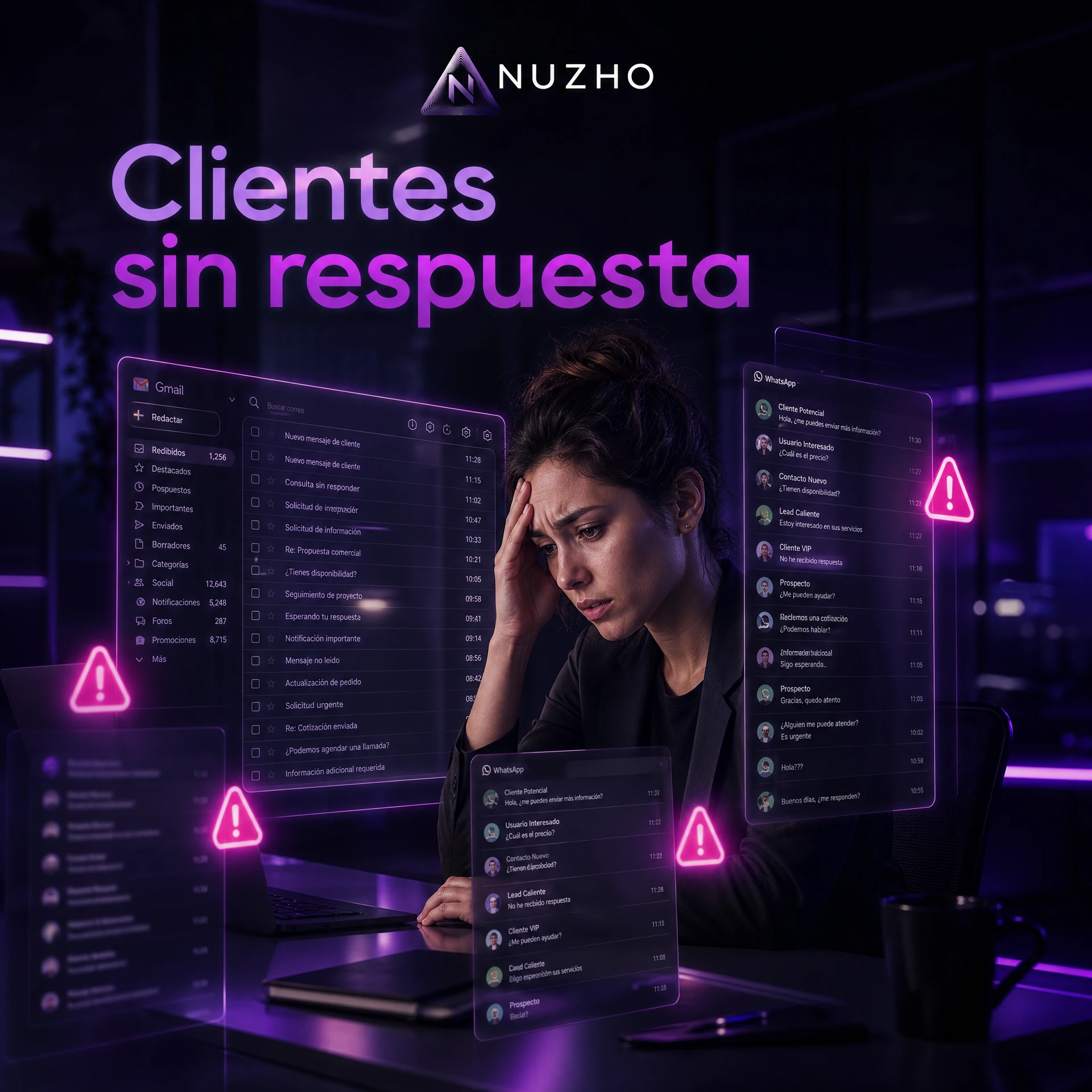 Clientes esperando una respuesta